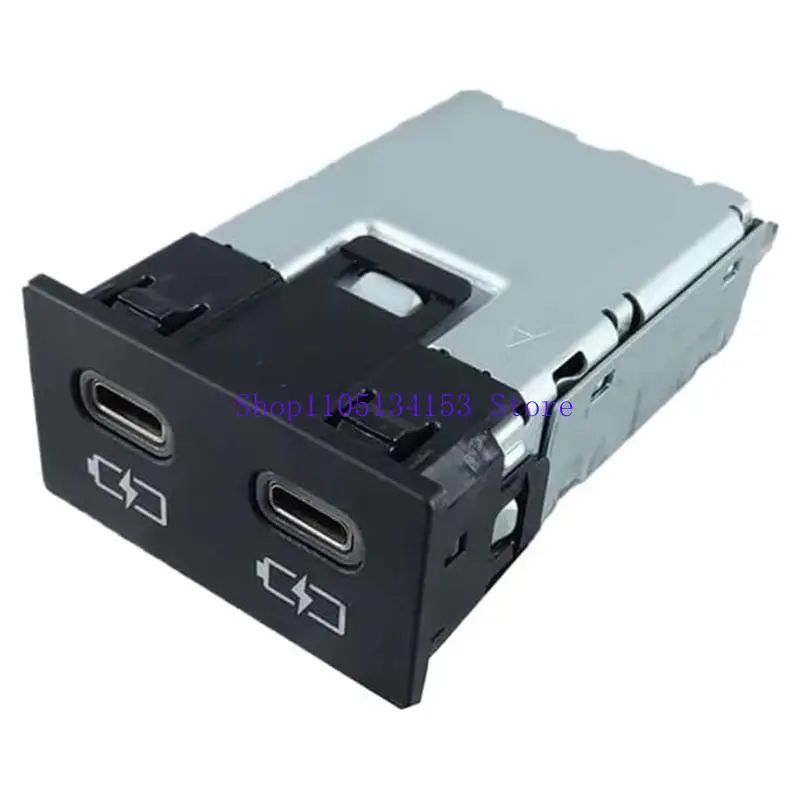 

hg89 Upgrades Two Port Automotive USB Charging Connector Featuring Heat Resistant Double USB Car Charges Socket For Vehicles