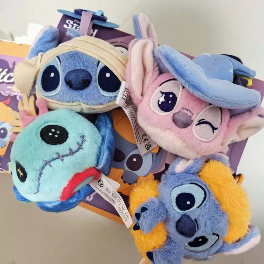 52TOYS Stitch Let' s Make Mischief Series Plush Keychain Blind Box Figures Pendant Ornaments Collect Toys Gifts
