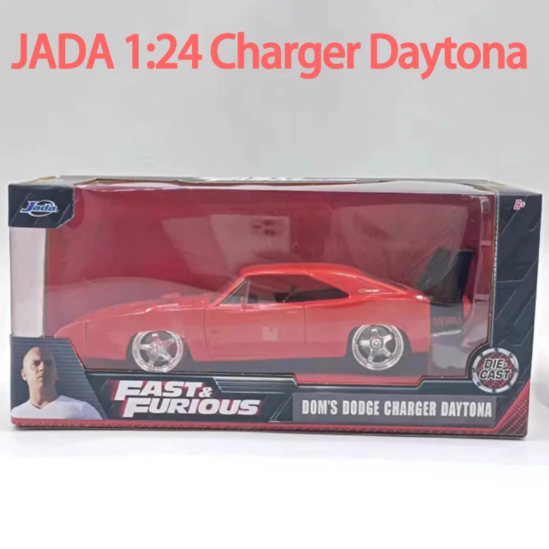 Jada – chargeur échelle 1:24 Daytona, modèle de voiture en alliage de Simulation, décoration statique, jouets cadeaux à collectionner