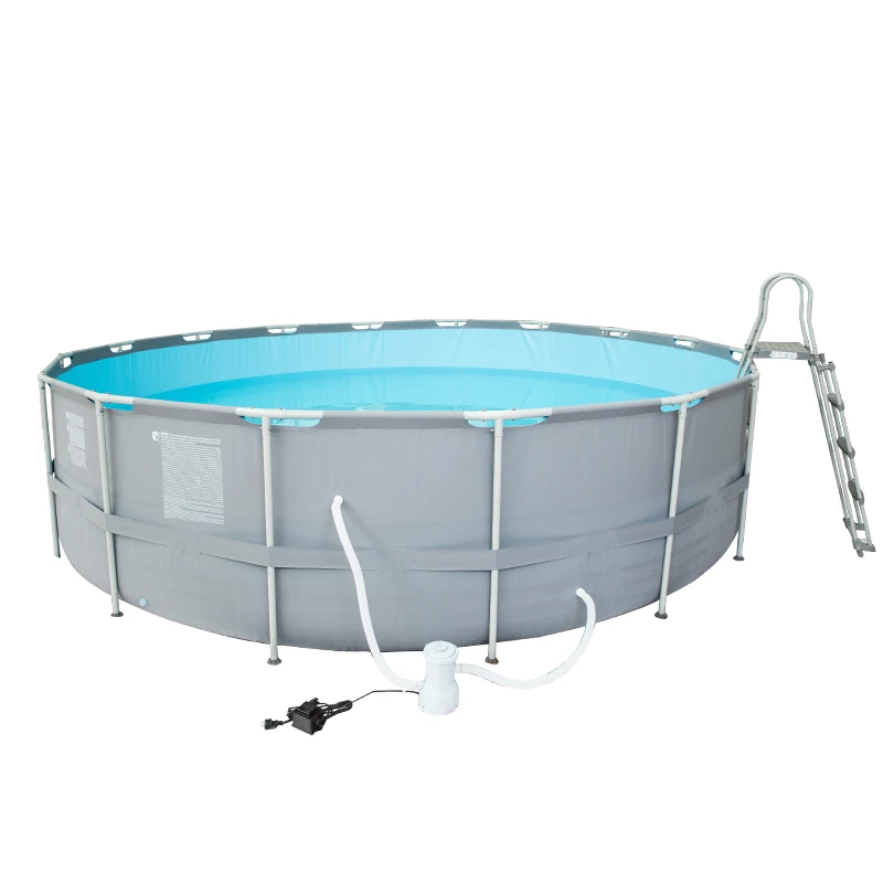 Ultra-strong 5.4M Family Round Frame Pool For Swimming With Pool Ladder