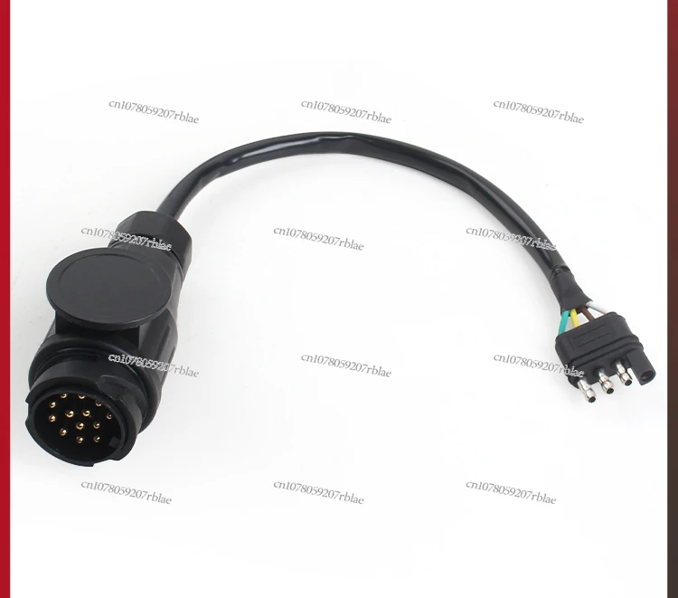 

US Standard 7-pin To American 4-pin Plug Socket European 13-pin Adapter Cable Trailer EXO Equipped with Platform Adapter