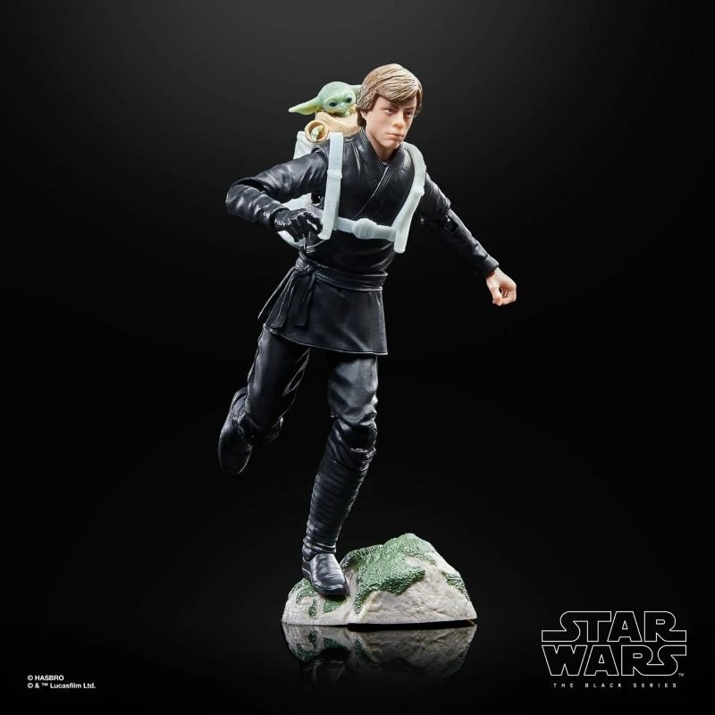 Hasbro Star Wars The Black Series 6 Inch Figure 2-Pack Deluxe - Luke Skywalker & Grogu Gift Toy for Kids Action Figure Model