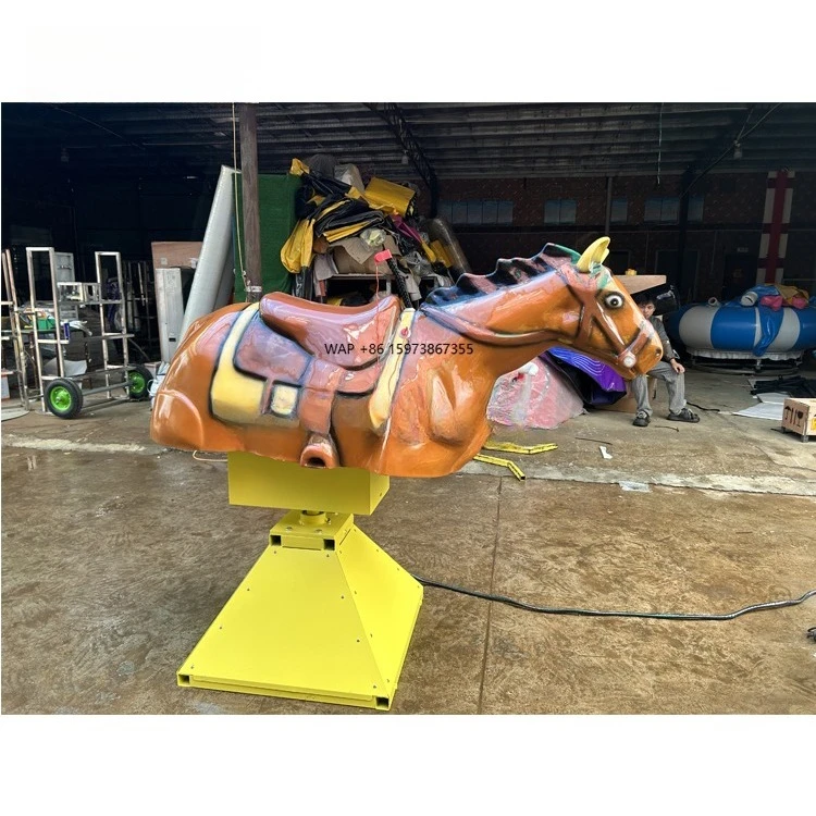 Outdoor Games Inflatable Rid Machine Games Rodeo Bull Inflatable Mechanical Horse