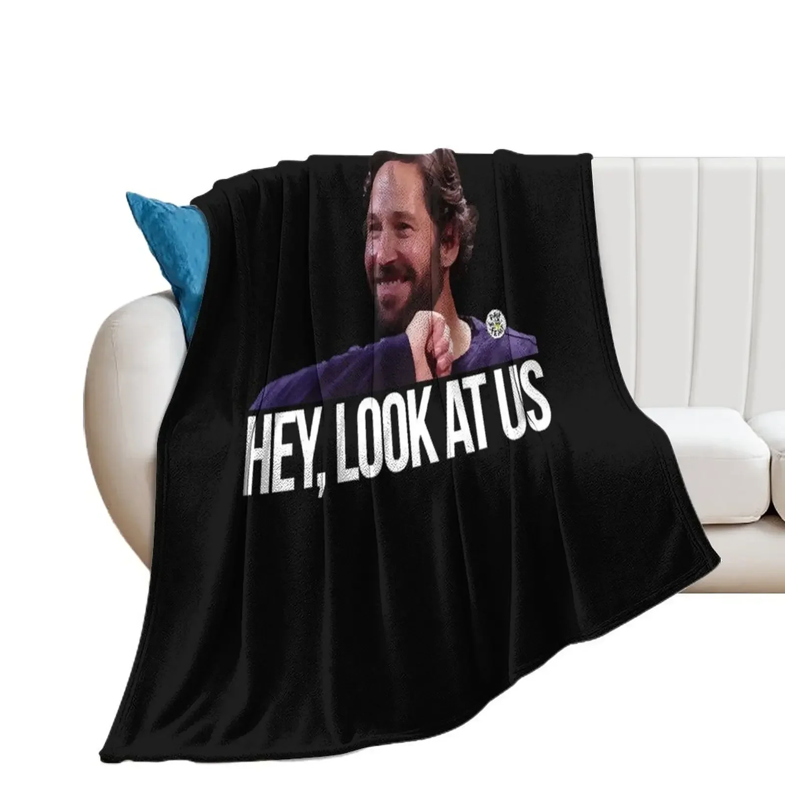 

Hey, look at us - Paul Rudd Throw Blanket Soft Plaid Luxury Brand Sofa Blankets