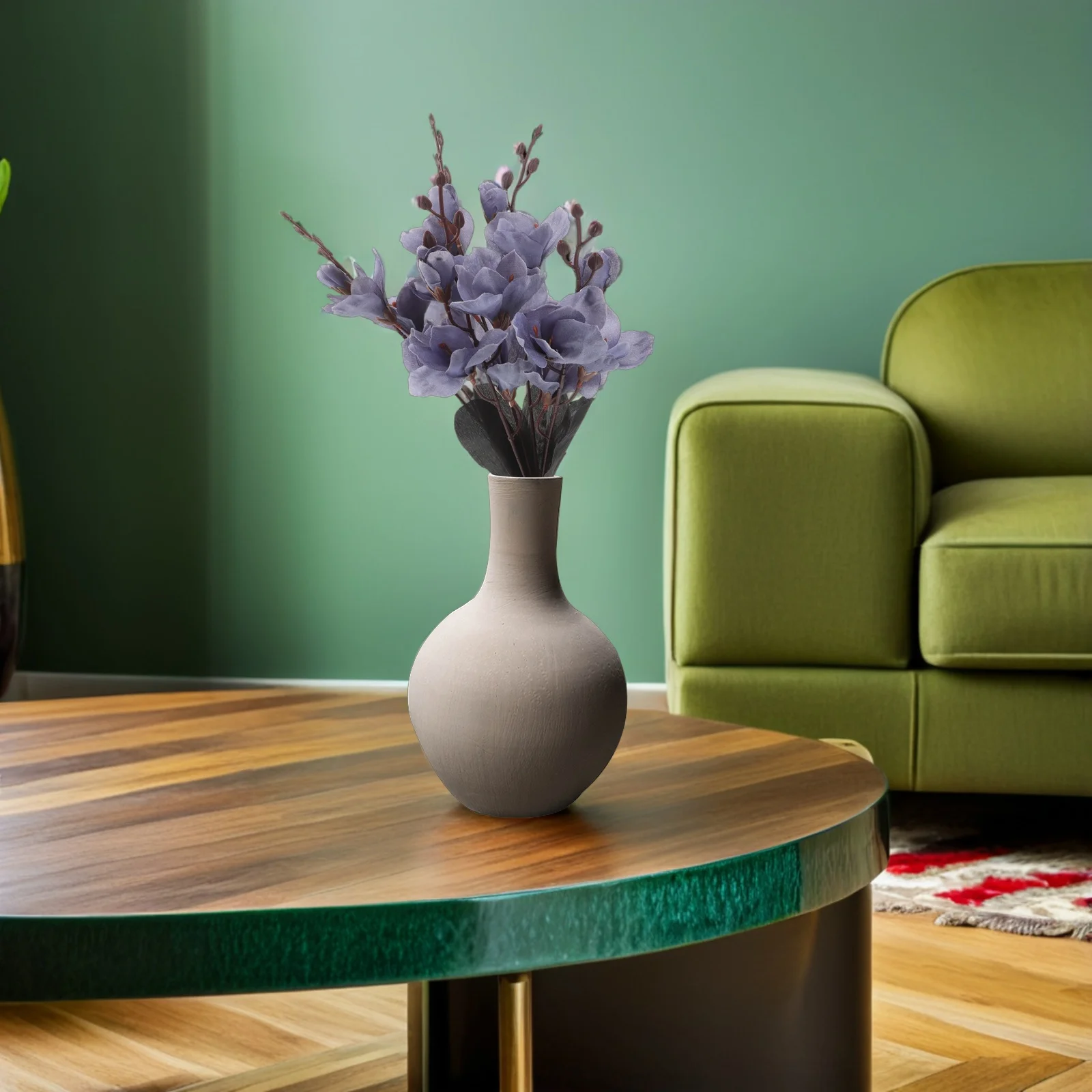 

3Pcs Faux Magnolia Artificial Flowers 5 Branches 20 Heads Realistic Spring Table Centerpieces Home Decor Photography Props