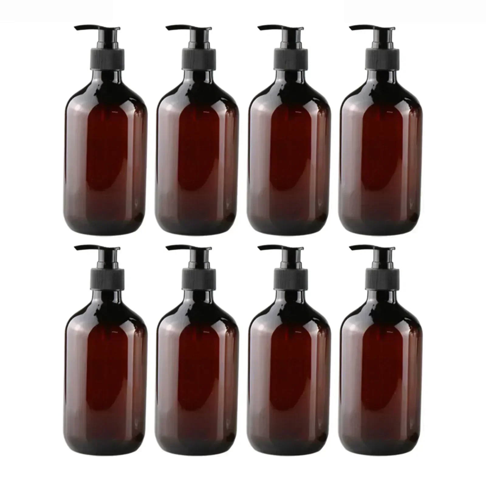 

500ml Accessories Shampoo With Lotion Bathroom Shower Gel PET Container Pump Hand Refillable Soap Bottle Dispenser