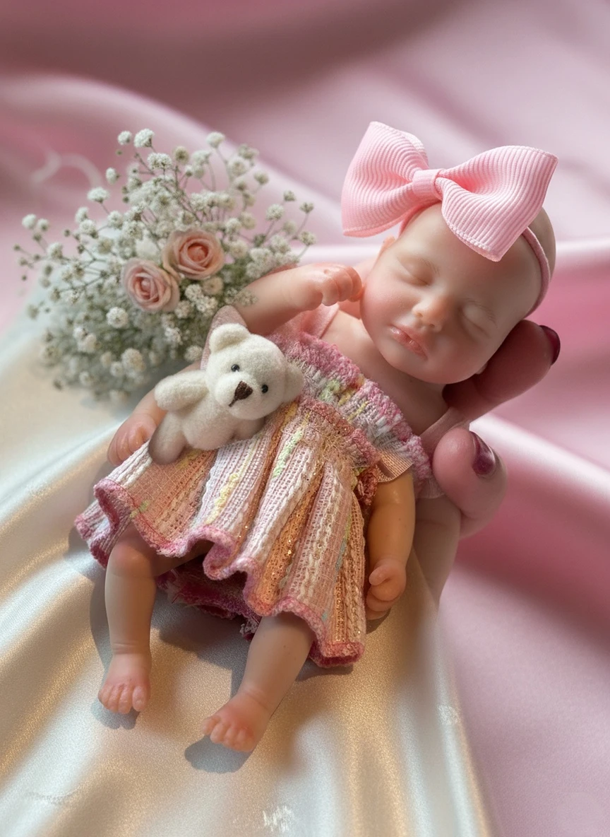 アイズワX 16スタイル 6インチ ミニシリコンリボーンドール 女の子 ハンドメイド ベベ ソフトタッチ リボーンベビードール 誕生日プレゼント用