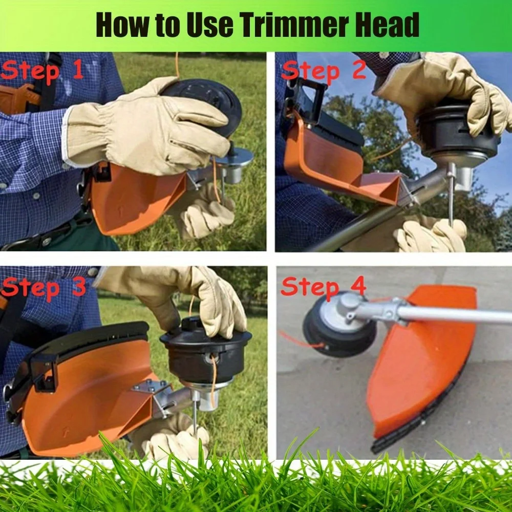 1pc 25 - 2 Testina a camma per trimmer per STIHL FS55C/FS55R e altro - Testina di taglio universale