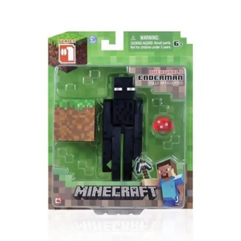 Minecrafts Steve Alex Zombie Villager figura modelo caja ciega Minecrafts figura de Anime juguete modelo colección niños regalos de navidad personalizado