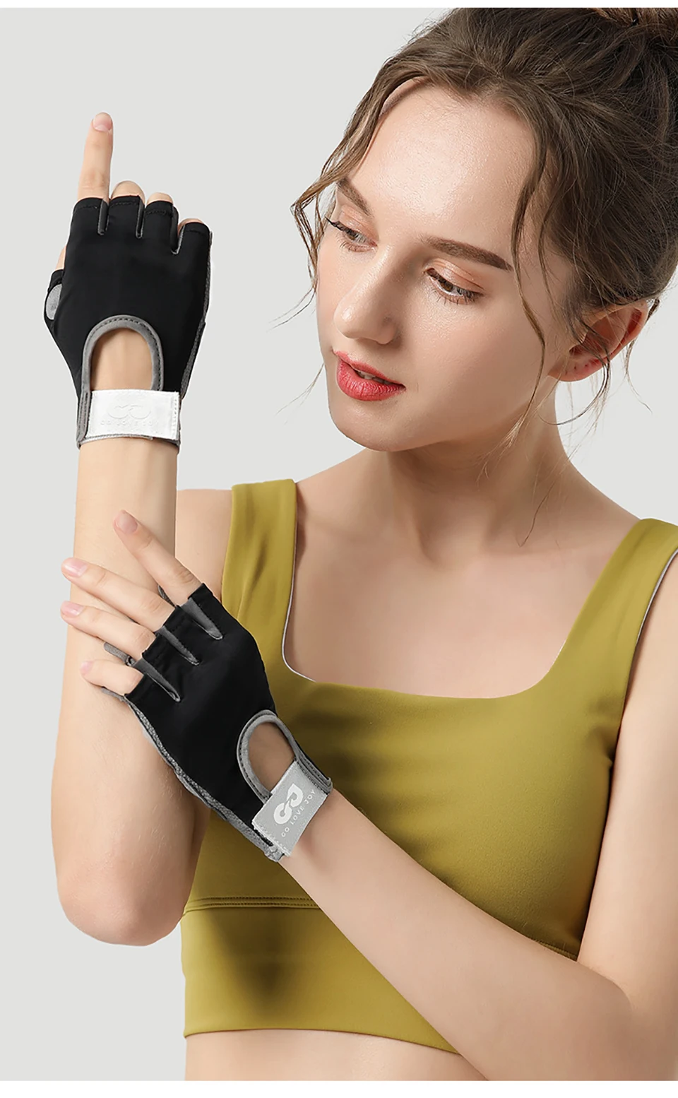 GTUBIKE 1 Paar neue Fahrradhandschuhe, Workout-Gymnastikhandschuhe für Männer und Frauen, Gewichtheben, fingerlose Handschuhe, Training, Übung, Fitness – Detail 31