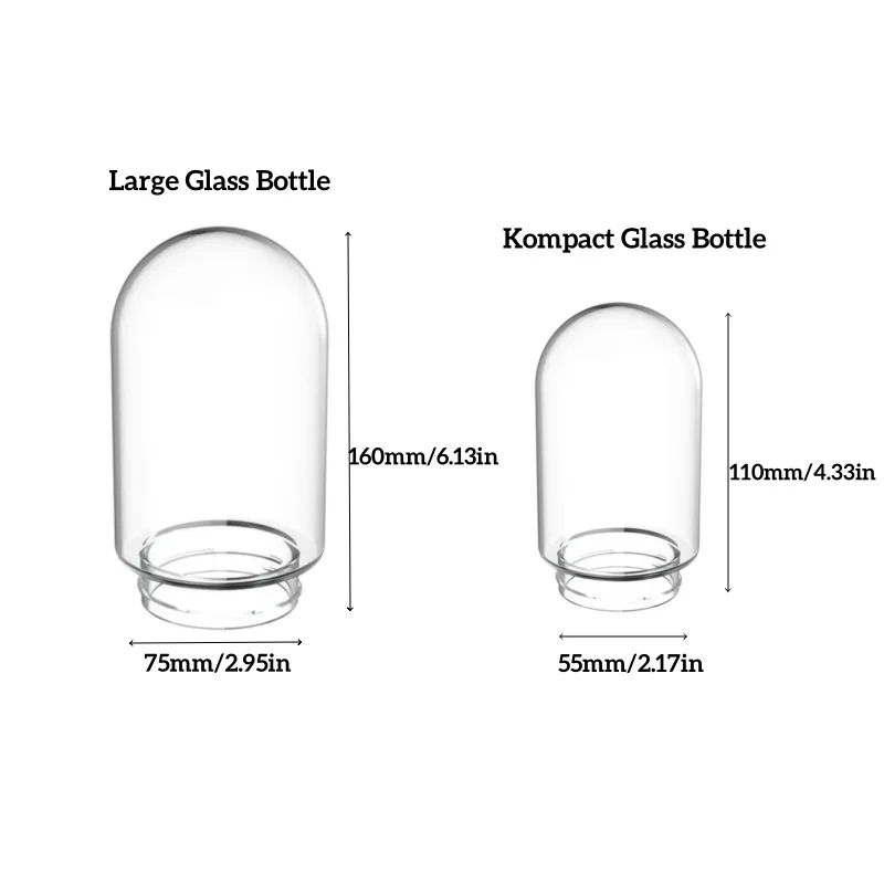 سعيد الجاذبية الشيشة زجاجة عالية البورسليكات مقاومة للحرارة الزجاج كالليان تشيتشا زجاجات مياه أنابيب الشيشة الملحقات