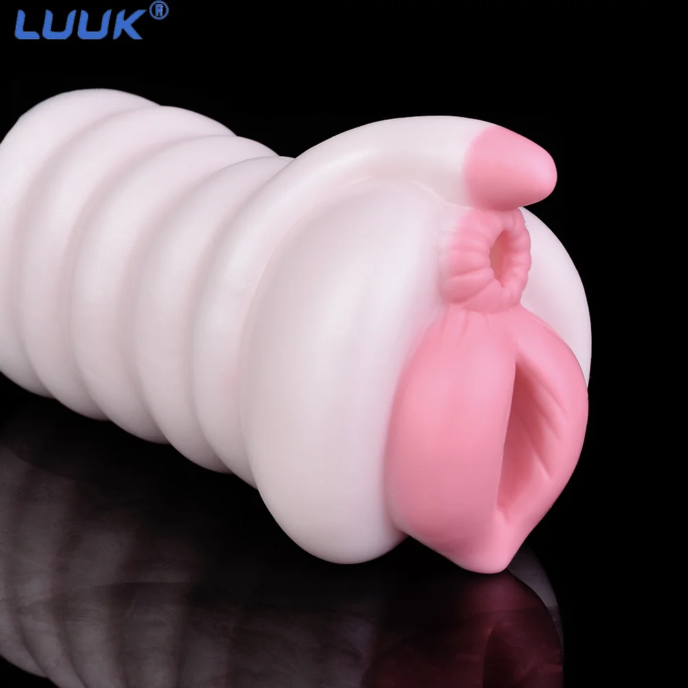 

LUUK Pink Pig Male Masturbators Sex Toys for Men Reusable Close-Ended Pocket Vagina Anal Adult Toy for Man Masturbation