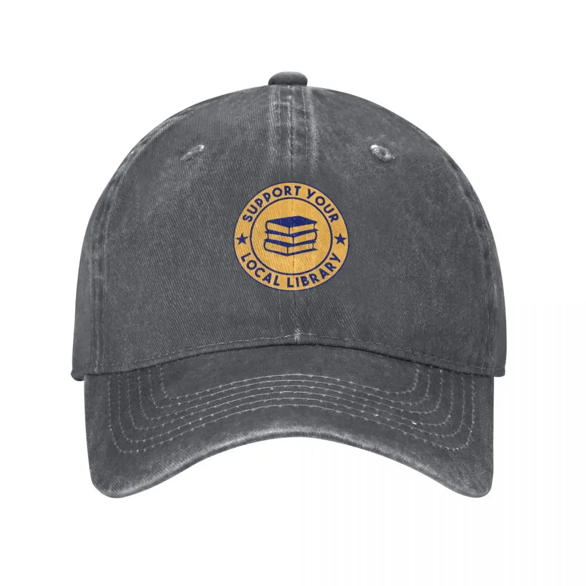 

Support your local library Baseball Cap Funny hats black For Girls Men's