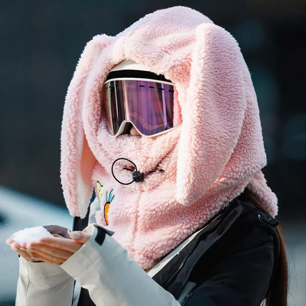 الشتاء يندبروف قبعة متكاملة وشاح سماكة قبعة صغيرة دافئة وشاح لينة قبعة حماية الأذن في الهواء الطلق