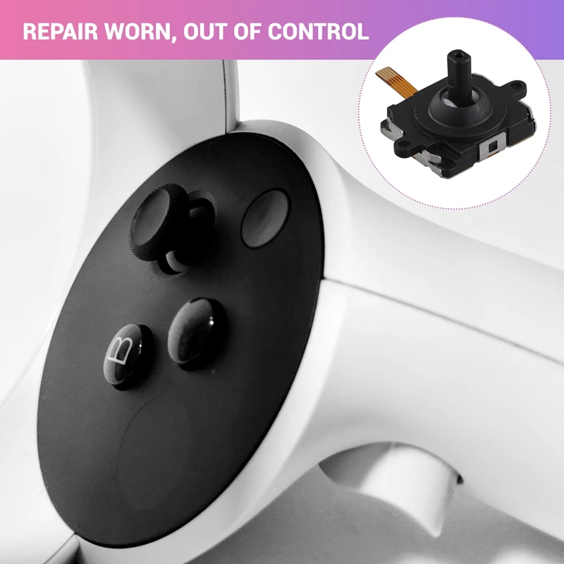 3D Analog Joysticks For Meta Quest3 VR Controller Thumbstick 3D Analog Joystick For Quest3