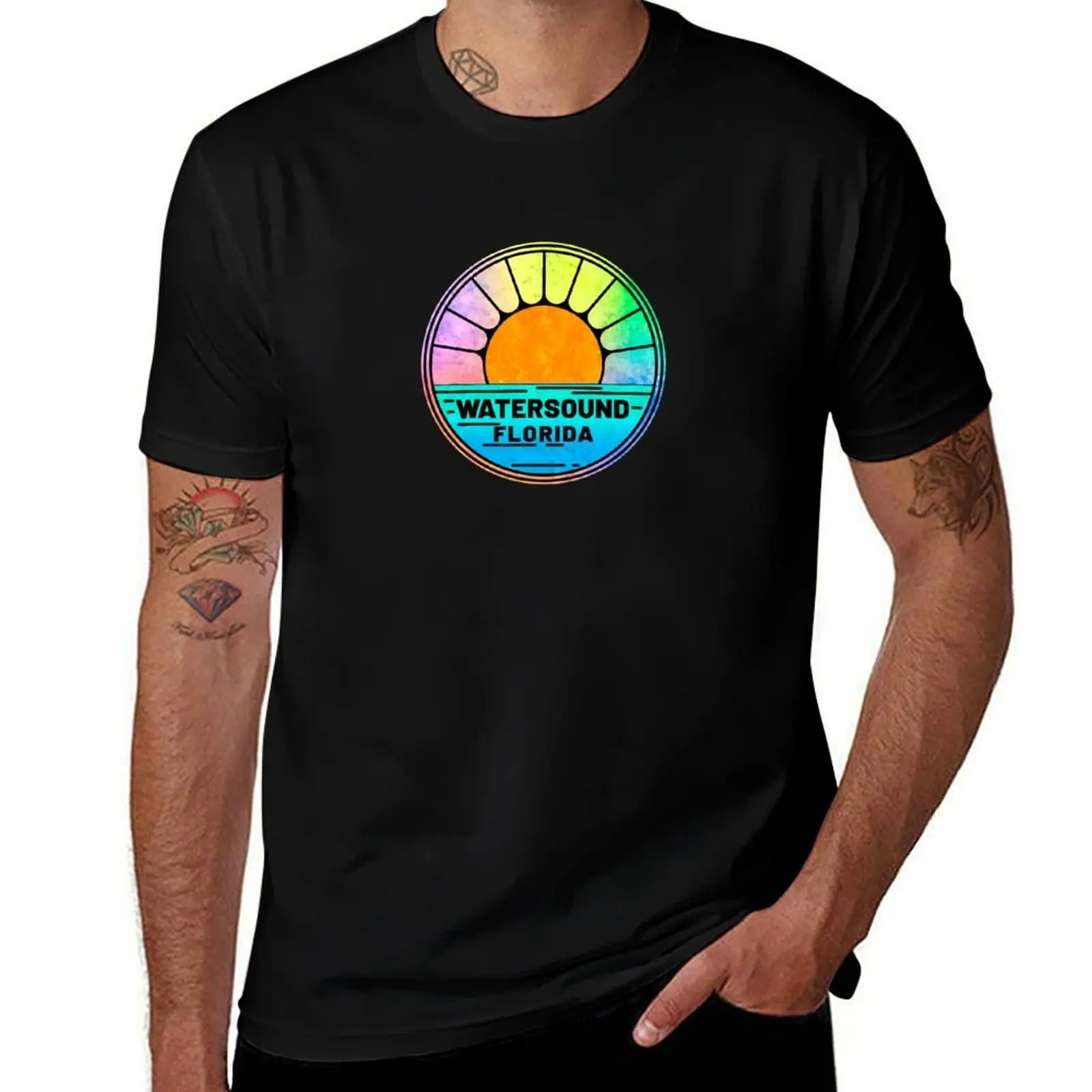 Watersound Florida Crab 30A 30 A Emerald Coast Walton County T-Shirt All Match Basic Short Sleeve Top T-Shirt