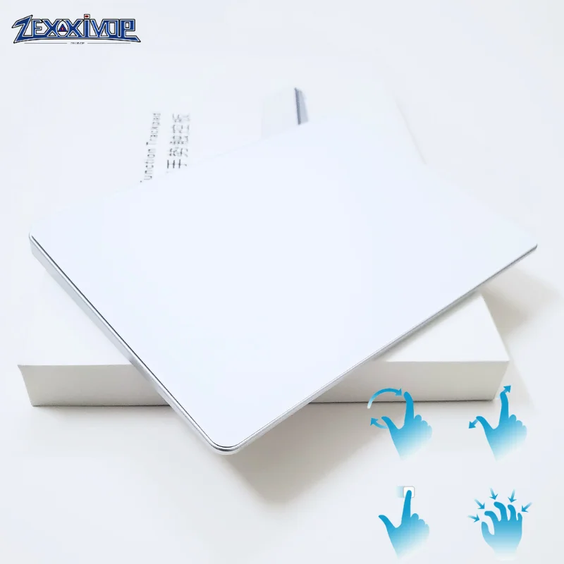 Zexxivop-trackpad Multi-função Touchpad Bluetooth Recarregável sem Fio Laptop Ipad Ios Mac