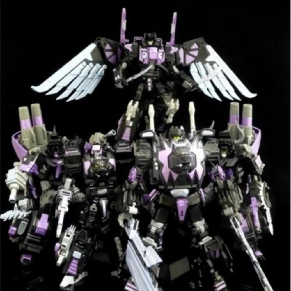 Jinbao MMC black Predaking Feral Rex, transformación, gran tamaño, actualización, figura, robot, juguete, edición incluida, espada grande