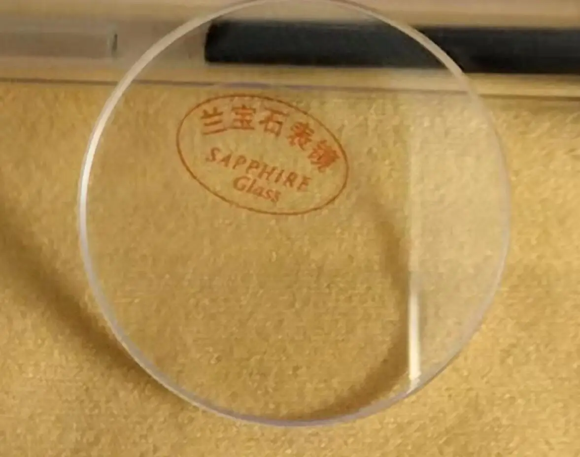 3.0mm Thickness Flat Sapphire Watch Glass 29mm Diameter Round Crystal for Watch Repair