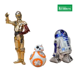 In Stock 100% Original Kotobukiya ARTFX+ R2-D2 C-3PO BB-8 SW114 STAR WARS Movie Character Model Art Collection Toy Gift