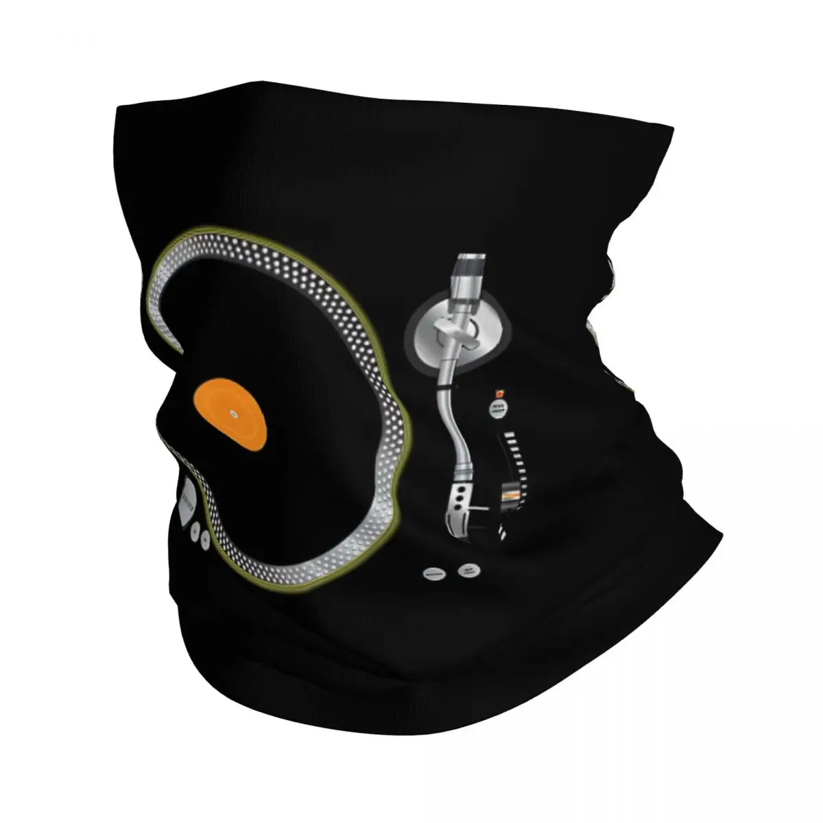 Music Record Player Bandana Neck Cover Wrap Scarf Balaclava Cycling Unisex Adult Breathable