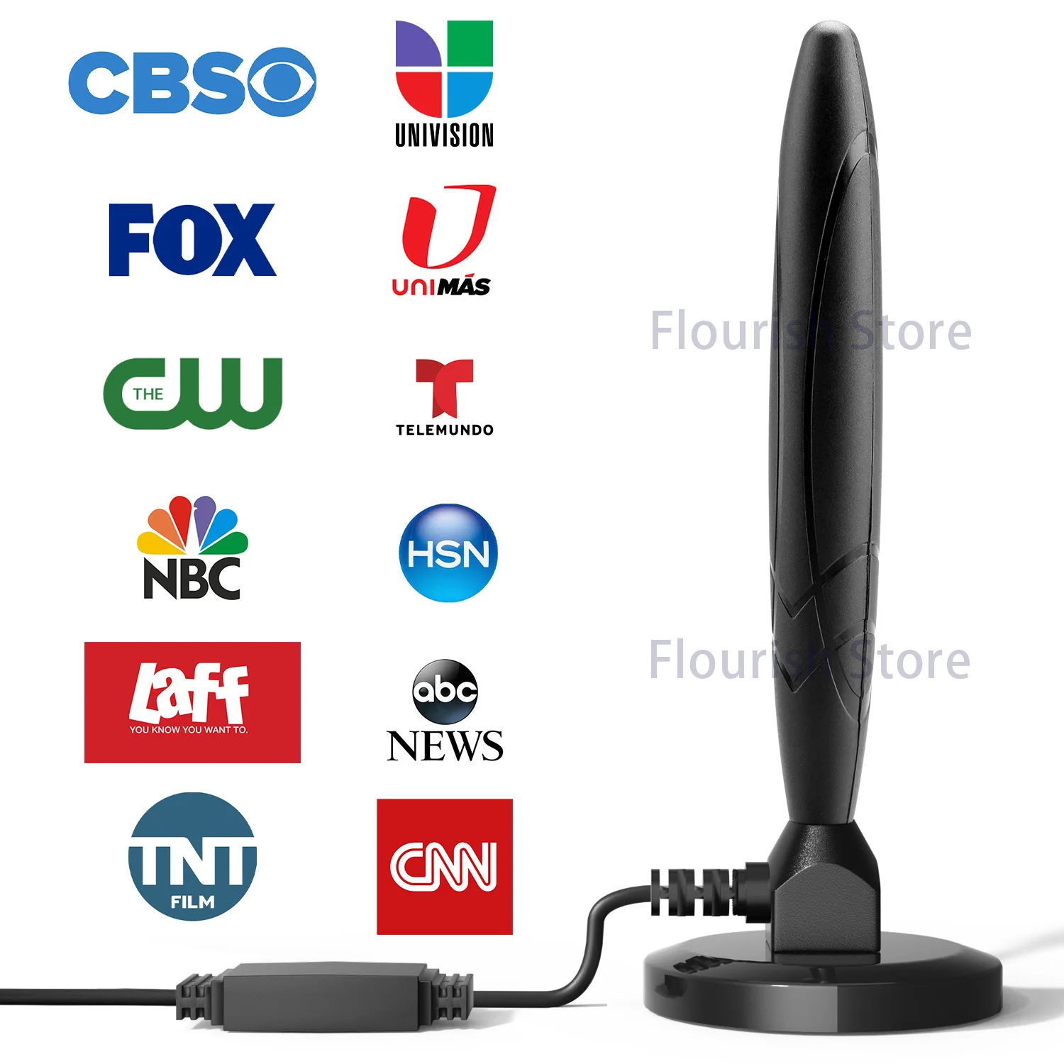 5600Miles Upgraded TV Antenna HDTV Amplified Digital 4K 1080P Long Range Indoor