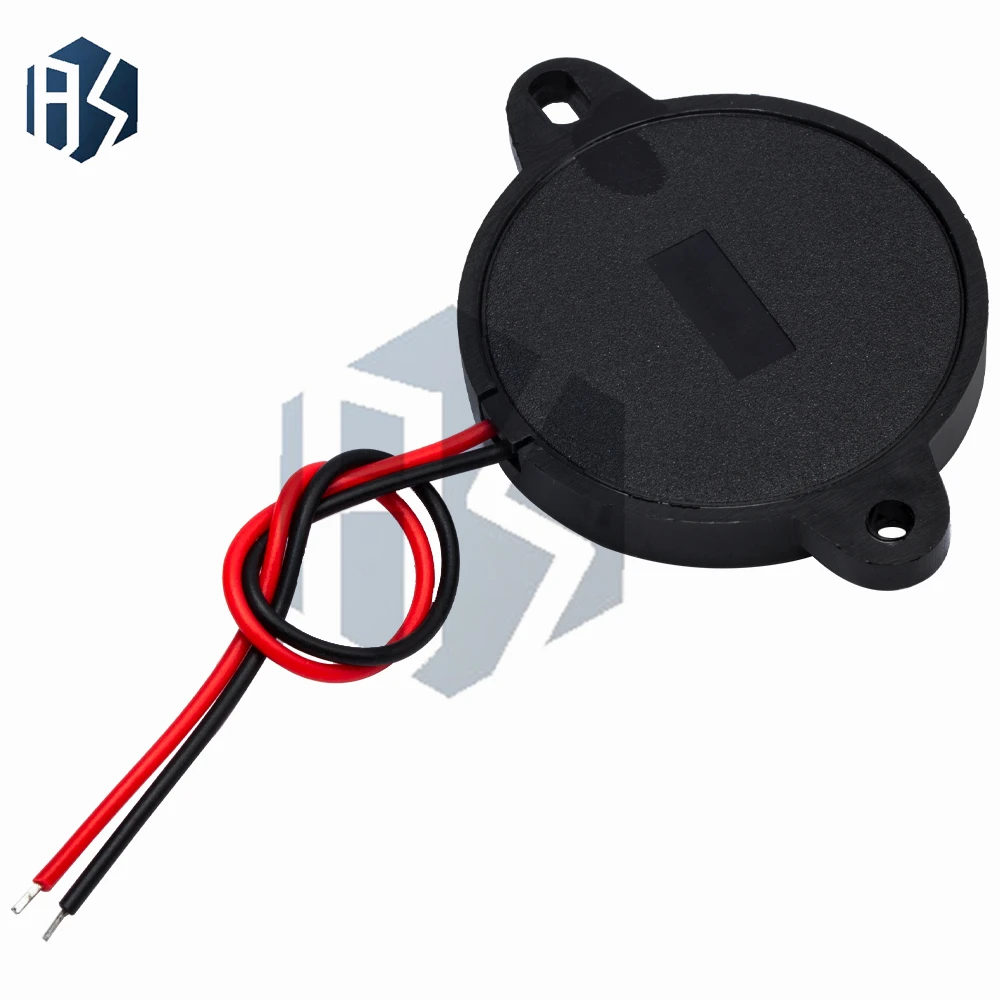 1PCS 30X5.5MM Enclosed Piezo Passive Buzzer Element W/Wires AT3040