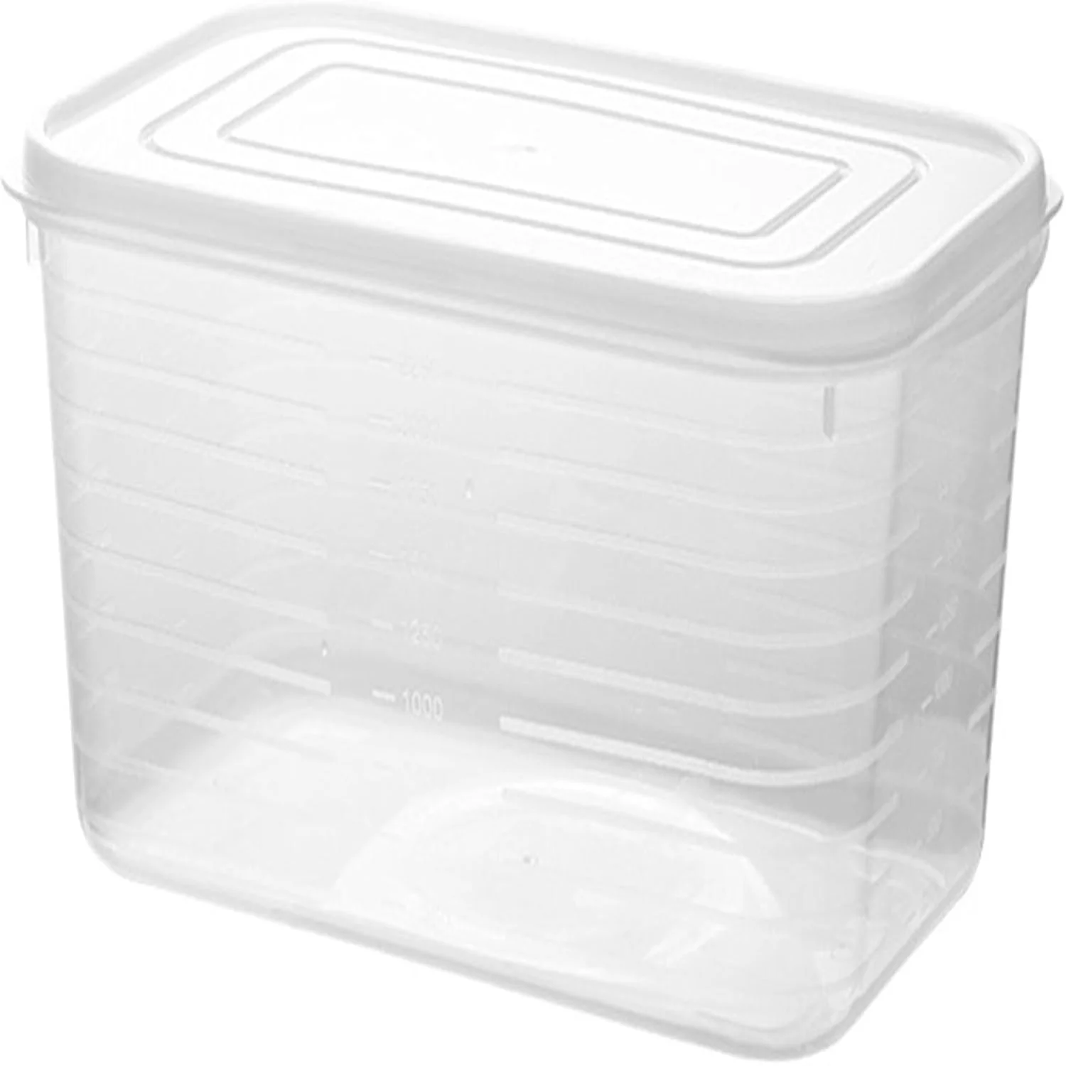 

Stackable Refrigerator Organizer, with Fridge Organization Clear Containers Plastic Pantry Bins for Fruits Vegetable Food