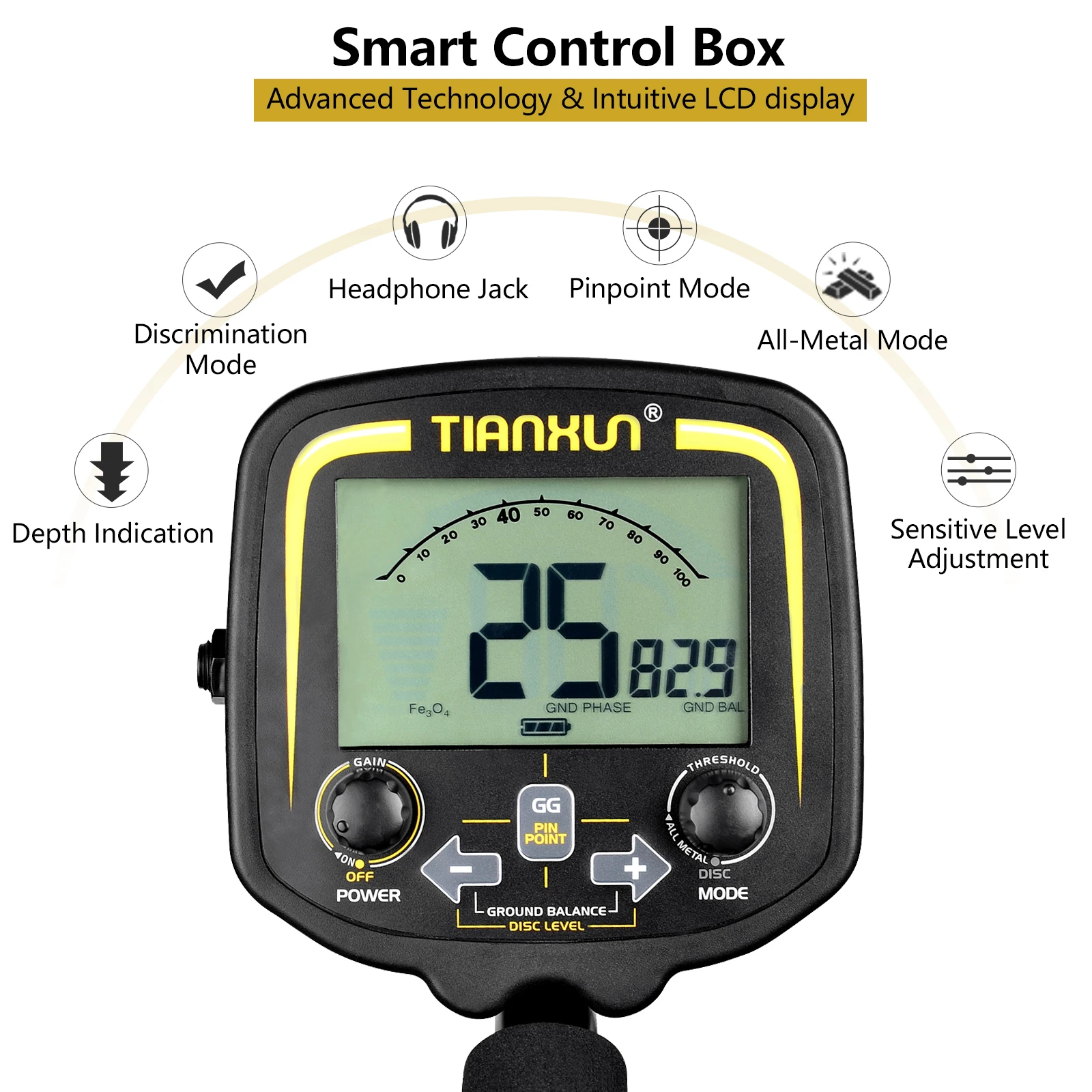 tianxun Best gold detector TX850 gold metal detector TX-850 professional industrial metal detector