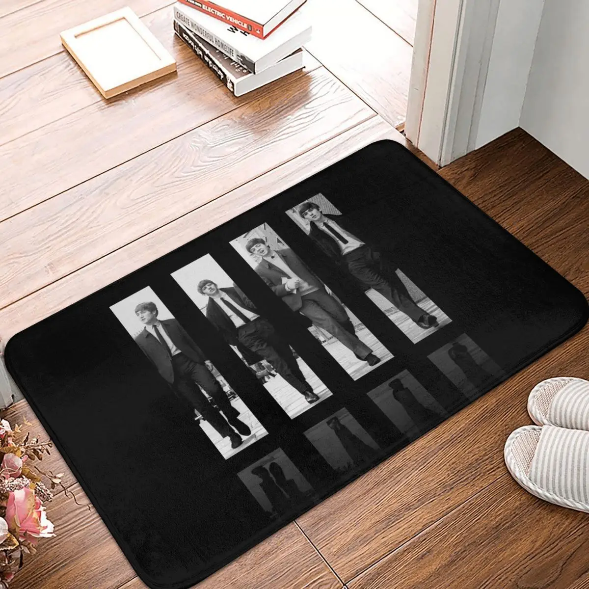 The Beatle Band Bathroom Non-Slip Carpet Cool Living Room Mat Entrance Door Doormat Home Decoration Rug