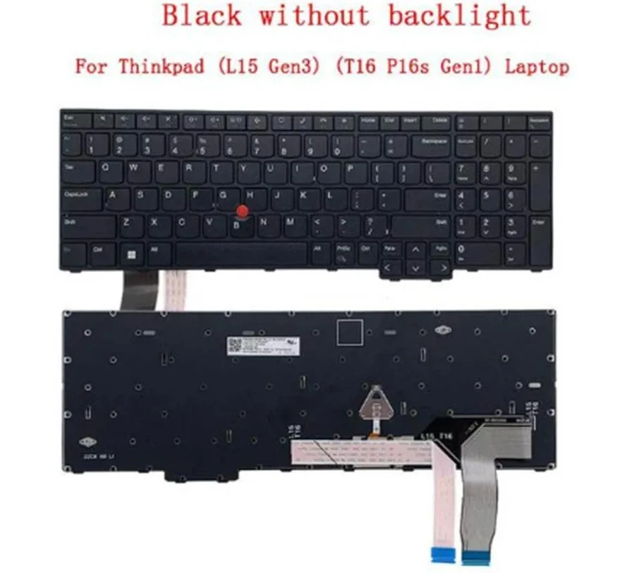 XIN-Ru-US layout Backlit Laptop Keyboard For Lenovo Thinkpad L15 Gen3 T16 P16s Gen1 5N21D93686 5N21D93723 5N21D93876 5N21D93643