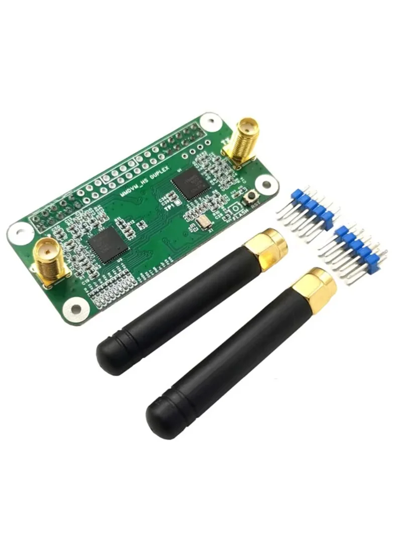 New Version MMDVM HS Dual Duplex Hotspot Board  Support P25 DMR NXDN With OLED 2 Antennas + Case For Raspberry pi Pistar