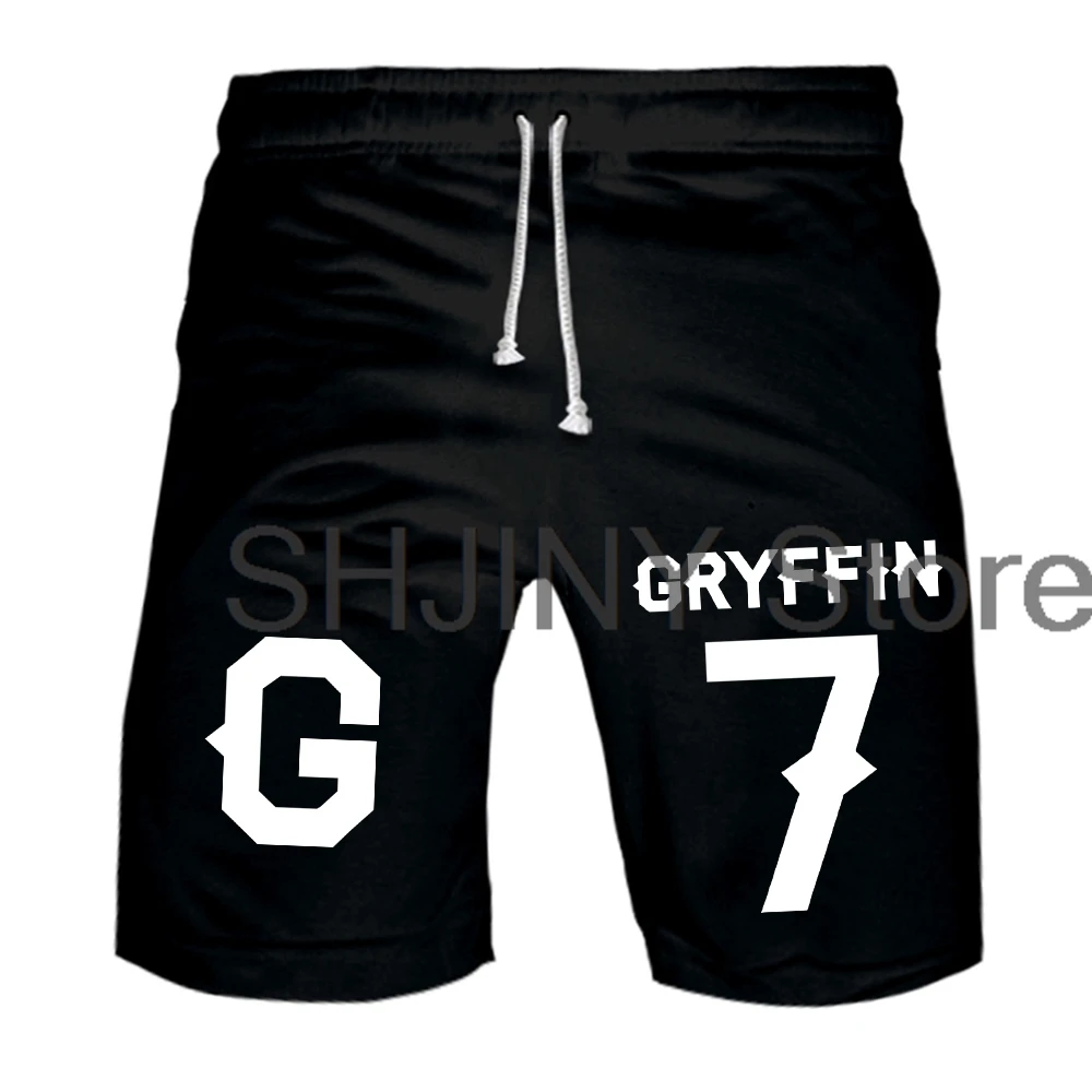 

SHJINY DJ Gryffin Merch 7 Logo Sweatshorts Men's Running Shorts Women Basketball Pants Outdoor Sportwear Streetwear Pants