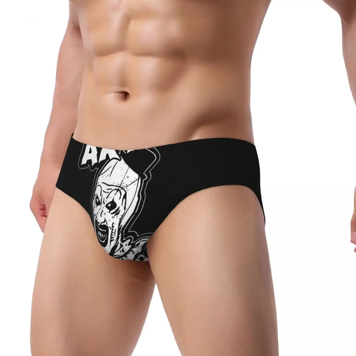Custom Cuan Horor Terrifiers Film Halloween Brief Panties for Women Comfort Stretch Underwear