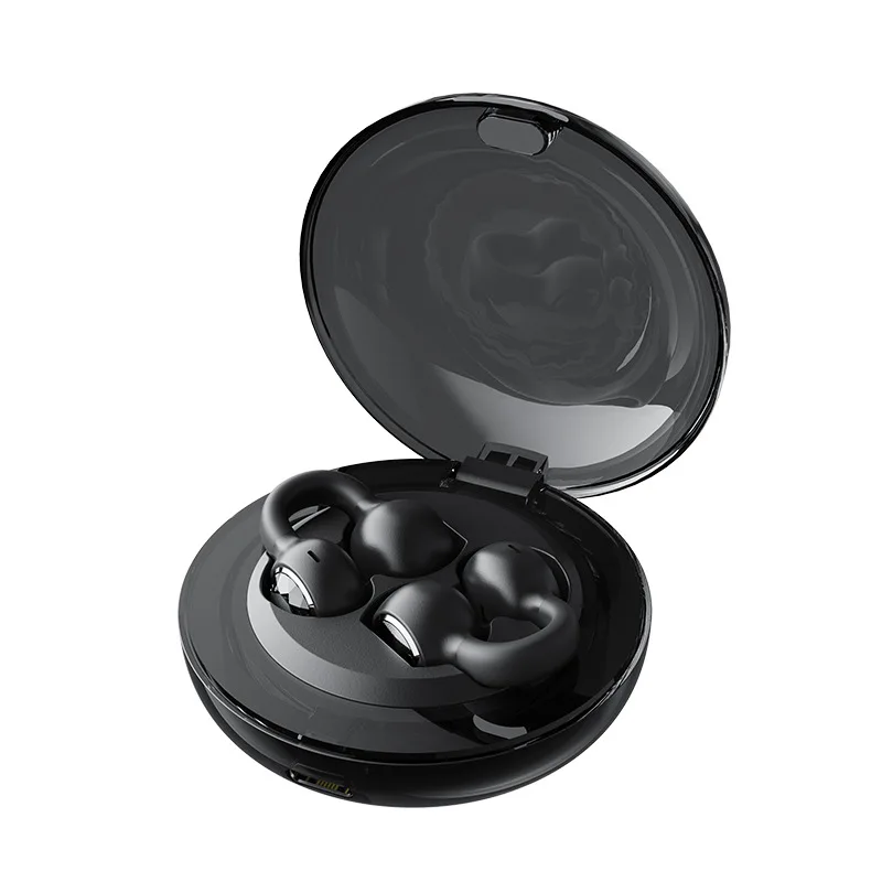 

Clip-ear air conduction bluetooth headset private mold transparent non-in-ear ows ear clip type sports noise reduction wireless