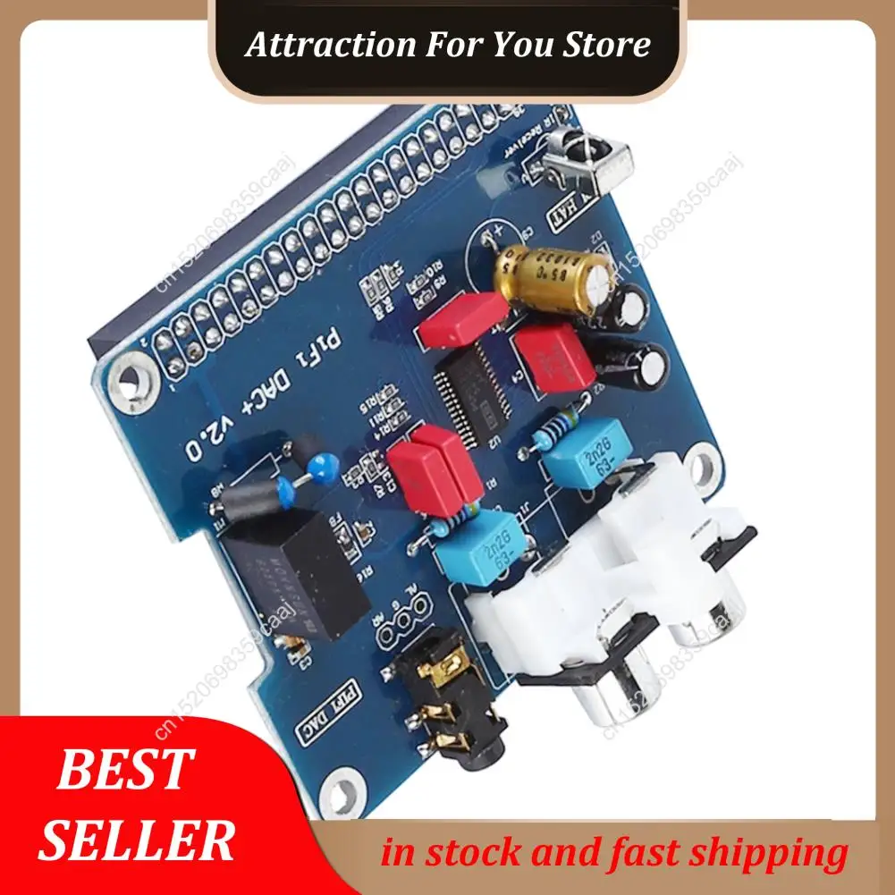 Vendita calda PCM5122 Per Raspberry Pi B + 2/3B HIFI DAC + Scheda audio Modulo audio digitale Interfaccia I2S Speciale Volumio Musica PIR