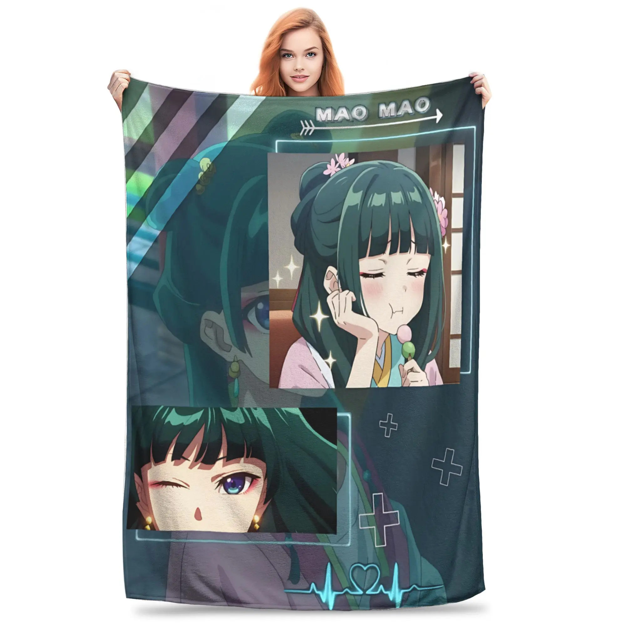 1PC The Apothecary MAOMAO  home room decorations Winter Blankets for Adults Bedding Home Interior Sofa Knee