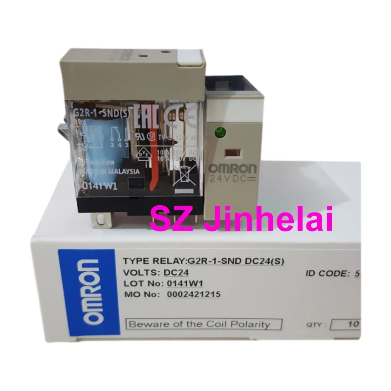 10pcs Omron G2R-1-SND DC24(S) Authentic Original Intermediate Relay  G2R-1-SND(S) 24VDC