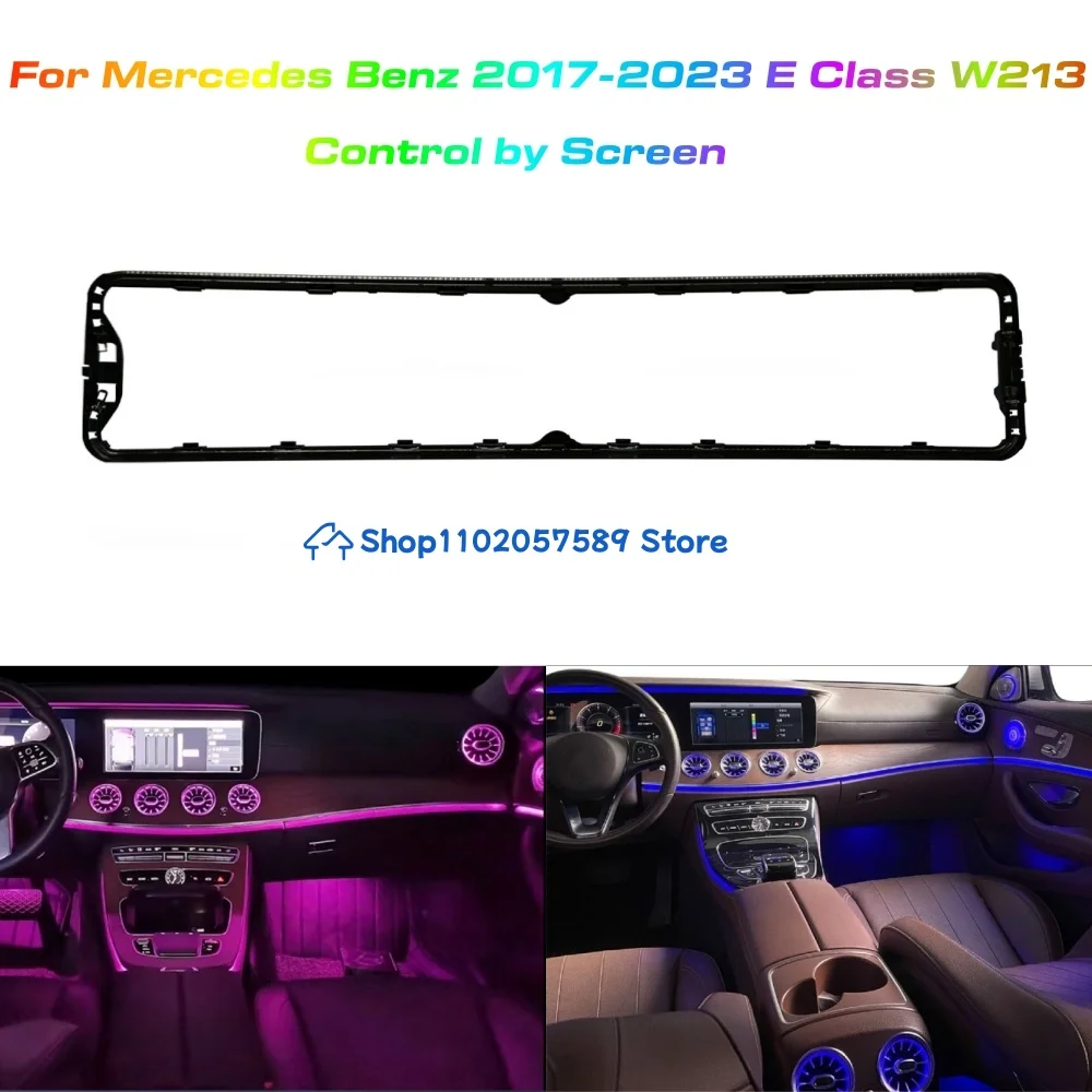 For Mercedes Benz 2017-2023 E-Class W213 LED Instrument Cluster Ambient Light Car Interior Atmosphere Lamp