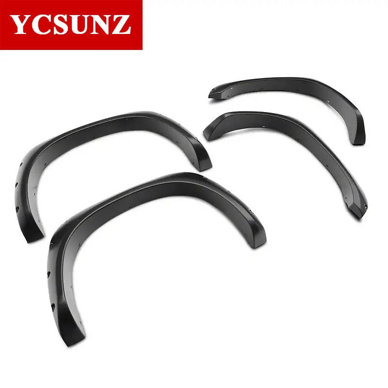 Wheel Arch Mudguards Fender Flares For dodge ram 1500 2006 2007 2008 fender flares With Bolt Nuts Pickup Truck Ycsunz