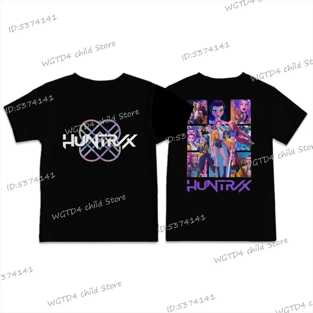 ملابس للفتيات الصغيرات من KPop Demon Hunters تي شيرت رائع للفتيات هدية مضحكة لمحبي الأفلام تي شيرت قطني ناعم بأكمام قصيرة #3