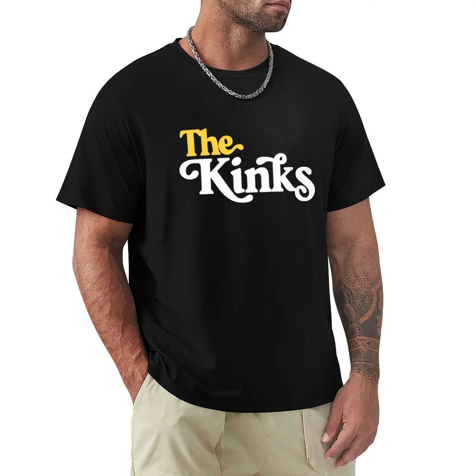 

The Kinks / Retro Faded Style T-Shirt vintage t shirts fashion shirts summer clothes graphics T-shirts for men cotton