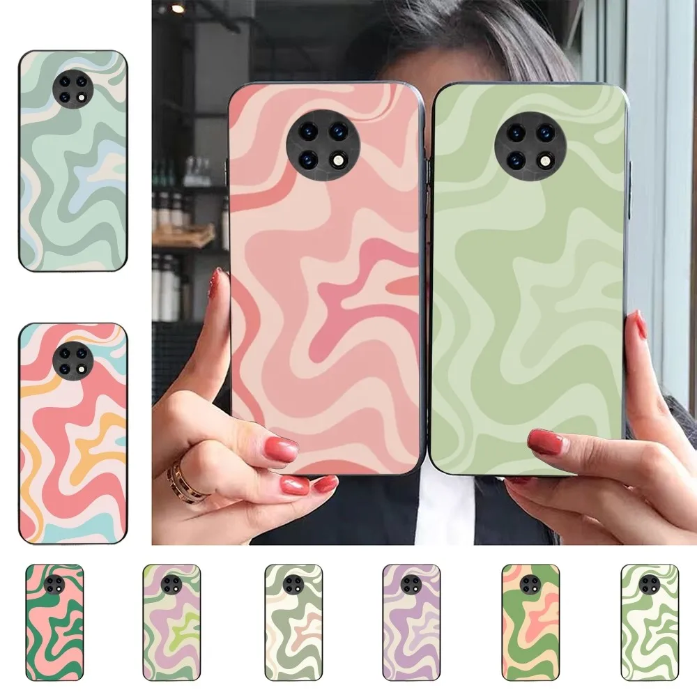 Retro Liquid Swirl Abstract Phone Case For Redmi 5 6 7 8 9 10 Plus Pro 6 7 8 9 A GO K20 K30 K40 Pro Plus F3 Fundas