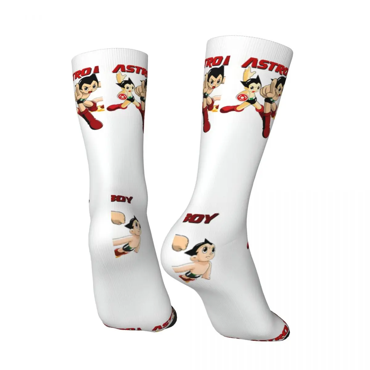 Happy Funny Astro Boy Vogue Men's Socks Vintage Harajuku Astro Boy Hip Hop Novelty Seamless Crew Crazy Sock Gift Printed