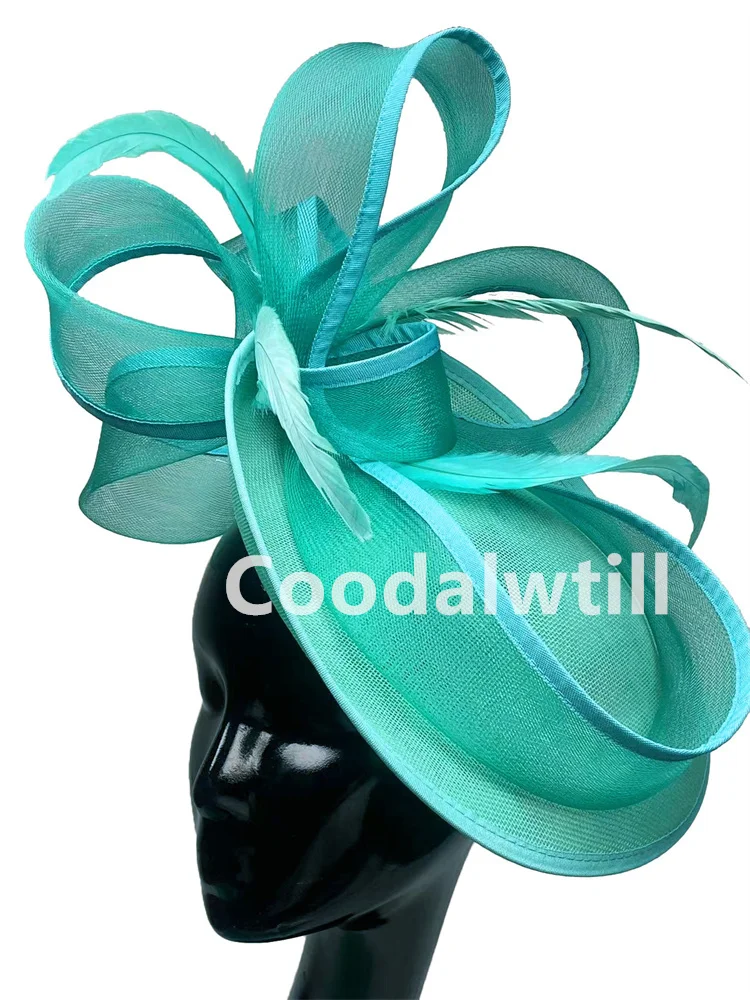 Elegant Women Derby Party Fascinator Hat Headband Bride Wedding Headwear Ladies Church Wedding Headpiece For Race Cocktaill