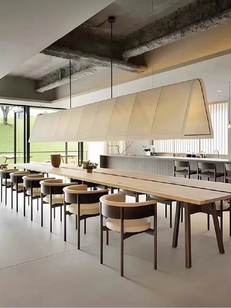 Japanese Zen Dining Room Fabric Pendant Lights Wabi Sabi