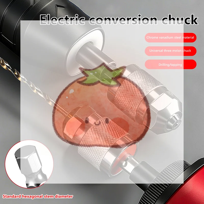 Proficient Hex Handle Screwdriver Chuck; Drill Bit Adapter for Electric Grinders