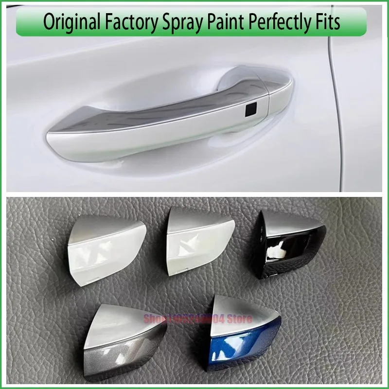 1PC For Hyundai New SantaFe 2019-2021 Left Front Door Handle Key Core Cover Genuine Style Replacement