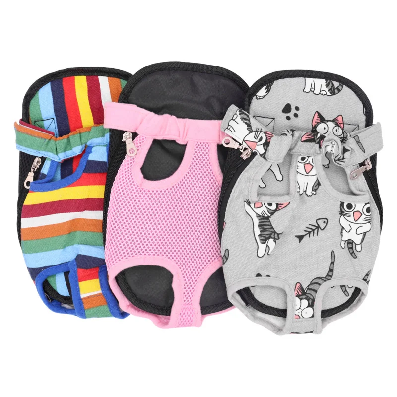 

Dog Backpack Outdoor Portable Summer Breathable Dog Walking Bag Pet Chest Puppy Four-Legged