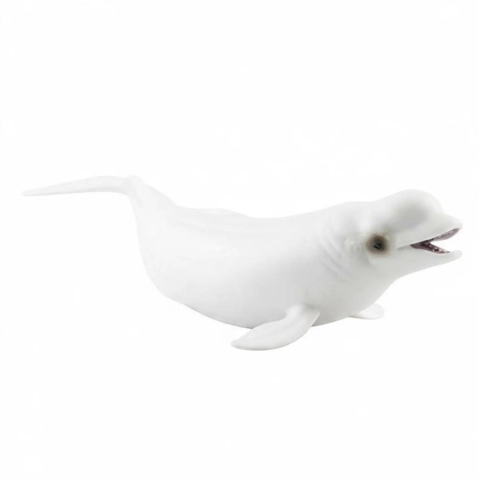 Beluga Whale Figurine PVC Educational Marine Animal Model for Kid Learning Ocean Decor or Naturalistic Room Shelf